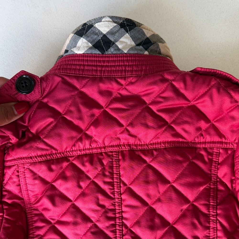 Burberry Kids Quilted Jacket - Vibrant Red - Picture 14 of 16